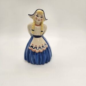 Charming Blue and White Ceramic Figurine